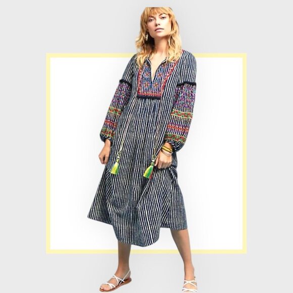 Velvet by Graham & Spencer Dresses & Skirts - Velvet- Bohemian striped dress